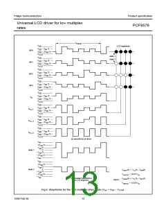 浏览型号PCF8576T的Datasheet PDF文件第13页