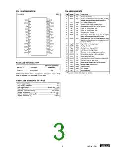 浏览型号PCM1721的Datasheet PDF文件第3页