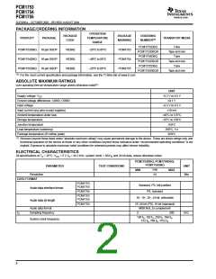 浏览型号PCM1754的Datasheet PDF文件第2页