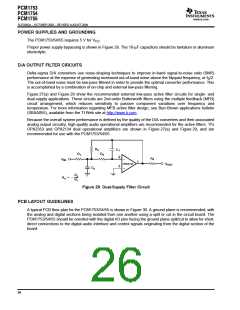 浏览型号PCM1754的Datasheet PDF文件第26页