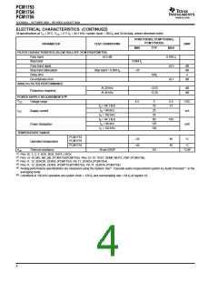 浏览型号PCM1754的Datasheet PDF文件第4页