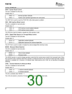 浏览型号PCM1796的Datasheet PDF文件第30页