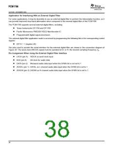 浏览型号PCM1796的Datasheet PDF文件第38页