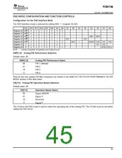 浏览型号PCM1796的Datasheet PDF文件第45页