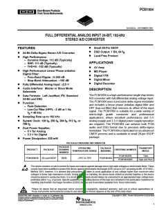 浏览型号PCM1804的Datasheet PDF文件第1页