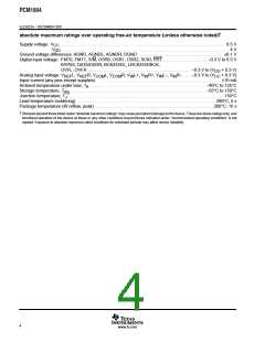 浏览型号PCM1804的Datasheet PDF文件第4页