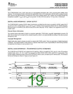 浏览型号PCM2706的Datasheet PDF文件第19页