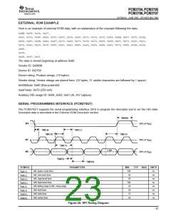 浏览型号PCM2706的Datasheet PDF文件第23页