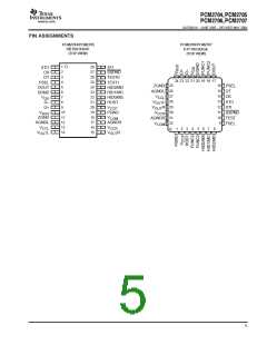 浏览型号PCM2706的Datasheet PDF文件第5页
