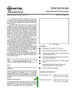 浏览型号PDSP16510AMA的Datasheet PDF文件第1页