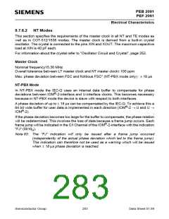 浏览型号PEB2091NV5.3的Datasheet PDF文件第283页
