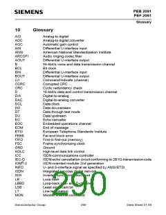 浏览型号PEB2091NV5.3的Datasheet PDF文件第290页