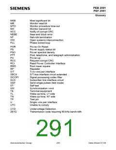 浏览型号PEB2091NV5.3的Datasheet PDF文件第291页