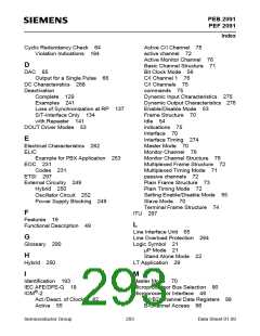 浏览型号PEB2091NV5.3的Datasheet PDF文件第293页