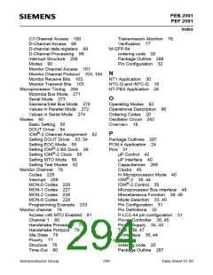 浏览型号PEB2091NV5.3的Datasheet PDF文件第294页