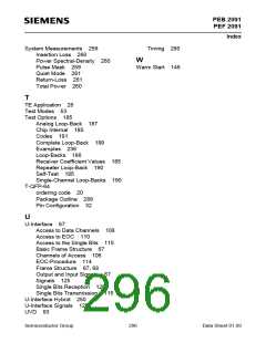 浏览型号PEB2091NV5.3的Datasheet PDF文件第296页