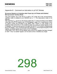 浏览型号PEB2091NV5.3的Datasheet PDF文件第298页