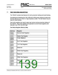 浏览型号PM5365-PI的Datasheet PDF文件第139页