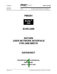 浏览型号PM5381的Datasheet PDF文件第1页