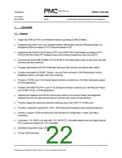 浏览型号PM5381的Datasheet PDF文件第22页