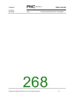浏览型号PM5381的Datasheet PDF文件第268页