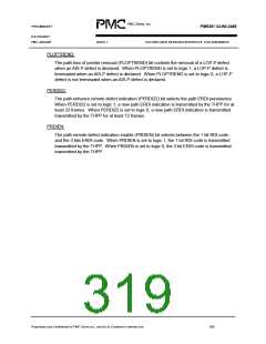 浏览型号PM5381的Datasheet PDF文件第319页