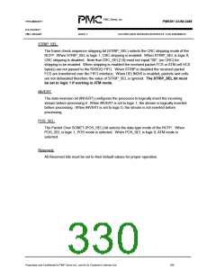浏览型号PM5381的Datasheet PDF文件第330页