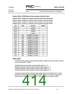 浏览型号PM5381的Datasheet PDF文件第414页