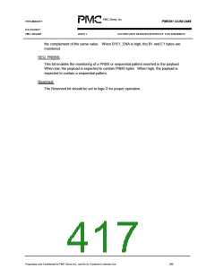 浏览型号PM5381的Datasheet PDF文件第417页