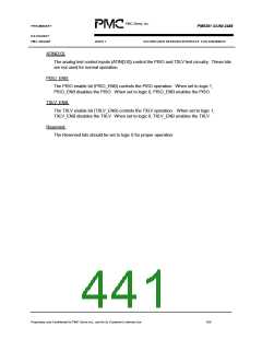 浏览型号PM5381的Datasheet PDF文件第441页