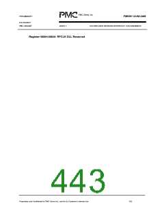 浏览型号PM5381的Datasheet PDF文件第443页