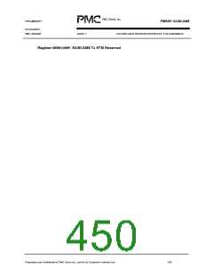 浏览型号PM5381的Datasheet PDF文件第450页