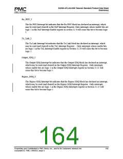 浏览型号PM7325-TC的Datasheet PDF文件第164页
