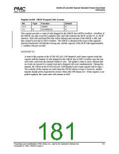 浏览型号PM7325-TC的Datasheet PDF文件第181页
