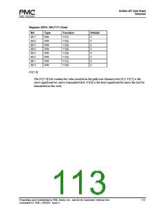 浏览型号PM7347-BI的Datasheet PDF文件第113页
