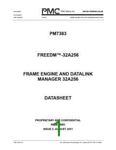 浏览型号PM7383的Datasheet PDF文件第1页