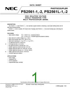 浏览型号PS2561的Datasheet PDF文件第1页
