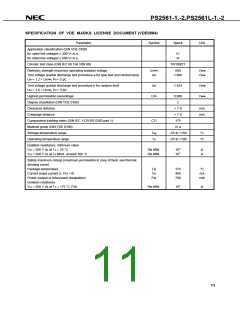 浏览型号PS2561的Datasheet PDF文件第11页