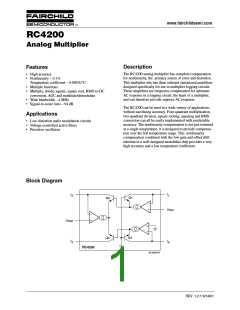 浏览型号RC4200AN的Datasheet PDF文件第1页