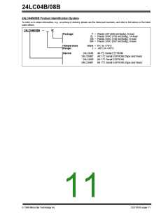 浏览型号24LC04B的Datasheet PDF文件第11页