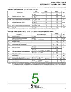 浏览型号OP07C的Datasheet PDF文件第5页