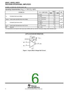 浏览型号OP07CP的Datasheet PDF文件第6页