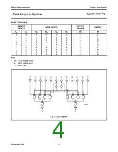 浏览型号74HC153的Datasheet PDF文件第4页