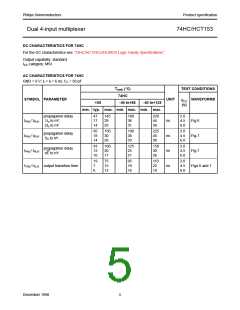 浏览型号74HC153的Datasheet PDF文件第5页