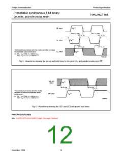 浏览型号74HC161的Datasheet PDF文件第12页