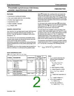 浏览型号74HC161的Datasheet PDF文件第2页