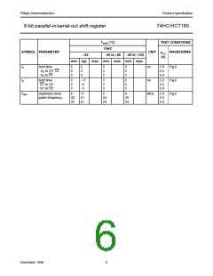 浏览型号74HC165BQ-G的Datasheet PDF文件第6页