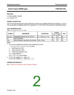 浏览型号74HC20的Datasheet PDF文件第2页