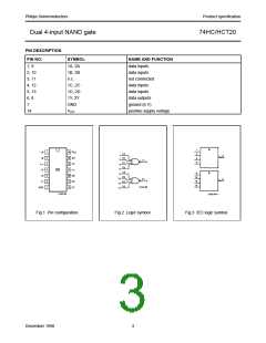 浏览型号74HC20的Datasheet PDF文件第3页