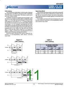 浏览型号MT48LC4M32LFFC的Datasheet PDF文件第11页